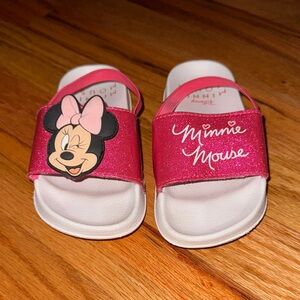 Disney Minnie Mouse Pink Kids Sandals